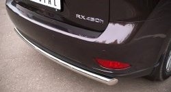 13 499 р. Одинарная защита заднего бампера из трубы диаметром 63 мм SLITKOFF  Lexus RX270  AL10 - RX450H  AL10  с доставкой в г. Тамбов. Увеличить фотографию 3