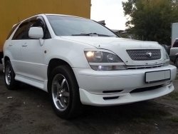 7 299 р. Накладка на передний бампер HARRIER RX Lexus RX300 XU10 дорестайлинг (1995-2001) (Неокрашенная)  с доставкой в г. Тамбов. Увеличить фотографию 2