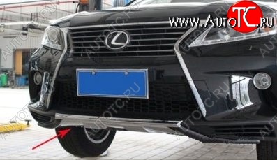 21 599 р. Накладка на передний бампер CT v4 v4 Lexus RX350 AL10 дорестайлинг (2008-2012) (Неокрашенная)  с доставкой в г. Тамбов