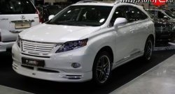 13 349 р. Накладка JAOS на передний бампер Lexus RX350 AL10 дорестайлинг (2008-2012) (Неокрашенная)  с доставкой в г. Тамбов. Увеличить фотографию 2