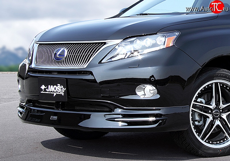 13 349 р. Накладка JAOS на передний бампер Lexus RX350 AL10 дорестайлинг (2008-2012) (Неокрашенная)  с доставкой в г. Тамбов