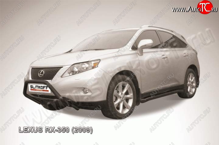 26 999 р. Кенгурятник d57 низкий мини Lexus RX350 AL10 дорестайлинг (2008-2012) (Цвет: серебристый)  с доставкой в г. Тамбов