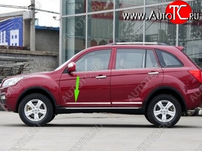 6 899 р. Молдинги CT Lifan X60 1-ый рестайлинг (2015-2016) (Неокрашенные)  с доставкой в г. Тамбов