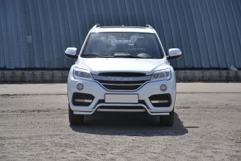 17 999 р. Защита переднего бампера Petroil Tuning (d51, волна) Lifan X60 2-ой рестайлинг (2016-2025) (Нержавеющая полированная сталь)  с доставкой в г. Тамбов. Увеличить фотографию 4