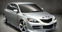 12 999 р. Пороги накладки CSR Mazda 3/Axela BK дорестайлинг, хэтчбэк (2003-2006)  с доставкой в г. Тамбов. Увеличить фотографию 1