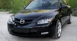 799 р. Реснички на фары RA Mazda 3/Axela BK дорестайлинг, хэтчбэк (2003-2006) (Неокрашенные)  с доставкой в г. Тамбов. Увеличить фотографию 3