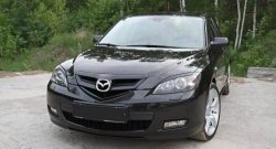 629 р. Реснички на фары RA V2  Mazda 3/Axela  BK (2003-2009) дорестайлинг, хэтчбэк, рестайлинг, хэтчбэк (Неокрашенные)  с доставкой в г. Тамбов. Увеличить фотографию 2