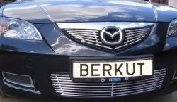 3 999 р. Декоративная вставка решетки радиатора Berkut  Mazda 3/Axela  BK (2003-2006) дорестайлинг седан, дорестайлинг, хэтчбэк  с доставкой в г. Тамбов. Увеличить фотографию 1