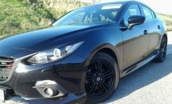 3 889 р. Клыки на передний бампер Style Mazda 3/Axela BM дорестайлинг седан (2013-2016) (Неокрашенные)  с доставкой в г. Тамбов. Увеличить фотографию 4