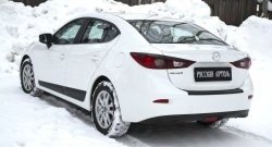 759 р. Реснички на фонари RA  Mazda 3/Axela  BM (2013-2016) дорестайлинг седан (Неокрашенные)  с доставкой в г. Тамбов. Увеличить фотографию 7