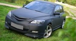 3 189 р. Решётка радиатора (спорт) Style (сетка)  Mazda 3/Axela  BK (2003-2006) дорестайлинг, хэтчбэк (Неокрашенная)  с доставкой в г. Тамбов. Увеличить фотографию 1