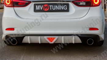 2 499 р. Стоп сигнал LED F1 Mazda 6 GJ дорестайлинг седан (2012-2015) (Белый)  с доставкой в г. Тамбов. Увеличить фотографию 2