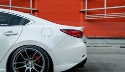 29 899 р. Крышка багажника Tuning-Sport v1 Mazda 6 GJ 2-ой рестайлинг седан (2018-2025) (Неокрашенная)  с доставкой в г. Тамбов. Увеличить фотографию 3