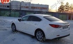 4 999 р. Козырёк на заднее стекло Boomer Design  Mazda 6  GJ (2012-2018) дорестайлинг седан, 1-ый рестайлинг седан (Неокрашенный)  с доставкой в г. Тамбов. Увеличить фотографию 5