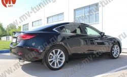 5 199 р. Лип спойлер Boomer Design Mazda 6 GJ дорестайлинг седан (2012-2015) (Неокрашенный)  с доставкой в г. Тамбов. Увеличить фотографию 2