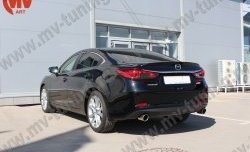 5 199 р. Лип спойлер Boomer Design Mazda 6 GJ дорестайлинг седан (2012-2015) (Неокрашенный)  с доставкой в г. Тамбов. Увеличить фотографию 3