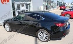 5 199 р. Лип спойлер Boomer Design Mazda 6 GJ дорестайлинг седан (2012-2015) (Неокрашенный)  с доставкой в г. Тамбов. Увеличить фотографию 4