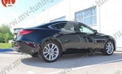 5 199 р. Лип спойлер Boomer Design Mazda 6 GJ дорестайлинг седан (2012-2015) (Неокрашенный)  с доставкой в г. Тамбов. Увеличить фотографию 7