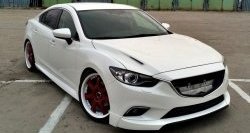 47 899 р. Капот пластиковый (с прорезаными жабрами) SkyActivSport MV-Tuning Mazda 6 GJ 1 рестайлинг универсал (2015-2018) (Неокрашенный)  с доставкой в г. Тамбов. Увеличить фотографию 5