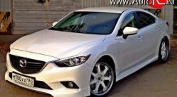 Накладки на передний бампер SkyActivSport Mazda 6 GJ дорестайлинг седан (2012-2015)