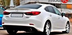 5 499 р. Накладки на задний бампер SkyActivSport Mazda 6 GJ дорестайлинг седан (2012-2015) (Неокрашенная)  с доставкой в г. Тамбов. Увеличить фотографию 3