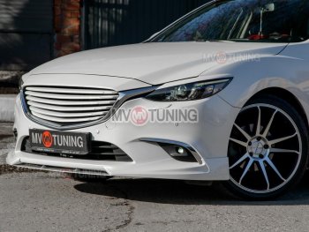 8 999 р. Решетка радиатора MV tuning  Mazda 6  GJ (2015-2018) 1 рестайлинг универсал, 1-ый рестайлинг седан (Неокрашенная)  с доставкой в г. Тамбов. Увеличить фотографию 7