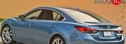 2 699 р. Лип спойлер M-VRS Mazda 6 GJ дорестайлинг седан (2012-2015) (Неокрашенный)  с доставкой в г. Тамбов. Увеличить фотографию 2