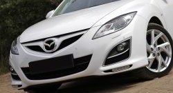 579 р. Реснички на фары RA Mazda 6 GH дорестайлинг универсал (2007-2010) (Неокрашенные)  с доставкой в г. Тамбов. Увеличить фотографию 2