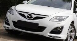 579 р. Реснички на фары RA Mazda 6 GH дорестайлинг универсал (2007-2010) (Неокрашенные)  с доставкой в г. Тамбов. Увеличить фотографию 4