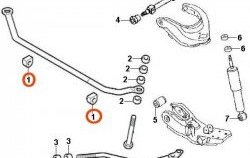 299 р. Полиуретановая втулка стабилизатора передней подвески Точка Опоры (24,5 мм) Mazda B-Series (1998-2007)  с доставкой в г. Тамбов. Увеличить фотографию 2