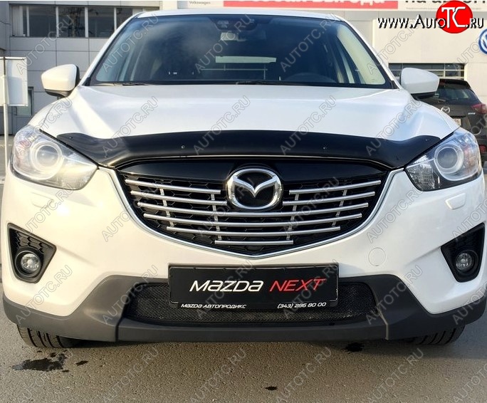 2 499 р. Дефлектор капота NovLine Mazda CX-5 KE дорестайлинг (2011-2014)  с доставкой в г. Тамбов