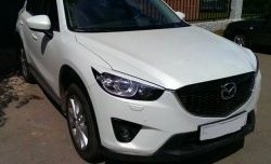 1 399 р. Реснички на фары CT v2 Mazda CX-5 KE рестайлинг (2015-2017) (Неокрашенные)  с доставкой в г. Тамбов. Увеличить фотографию 3