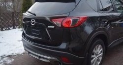 5 699 р. Лип спойлер CT Mazda CX-5 KE дорестайлинг (2011-2014) (Неокрашенный)  с доставкой в г. Тамбов. Увеличить фотографию 6