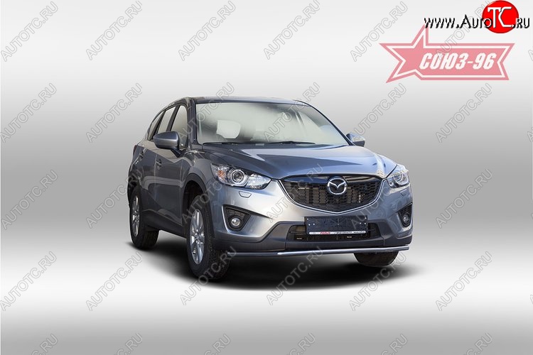 15 254 р. Одинарная защита переднего бампера (d42) Premium Souz-96 Mazda CX-5 KE дорестайлинг (2011-2014)  с доставкой в г. Тамбов