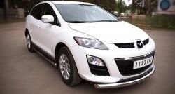 15 999 р. Одинарная защита переднего бампера диаметром 76 мм Russtal Mazda CX-7 ER рестайлинг (2010-2012)  с доставкой в г. Тамбов. Увеличить фотографию 4