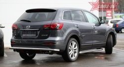 15 029 р. Защита заднего бампера рестайлинг Souz-96 (d60) Mazda CX-9 TB дорестайлинг (2007-2009)  с доставкой в г. Тамбов. Увеличить фотографию 2