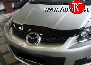 2 879 р. Дефлектор капота NovLine Mazda CX-7 ER дорестайлинг (2006-2010)  с доставкой в г. Тамбов