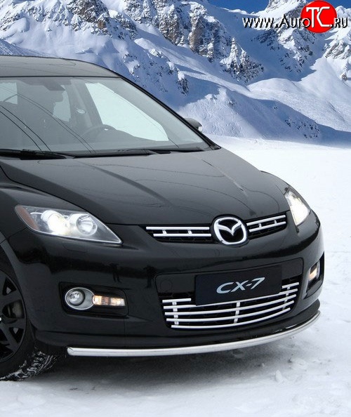 872 р. Декоративная вставка воздухозаборника Novline Mazda CX-7 ER дорестайлинг (2006-2010)  с доставкой в г. Тамбов