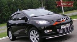 Декоративные элементы решетки радиатора Souz-96 (d16) Mazda CX-7 ER дорестайлинг (2006-2010)