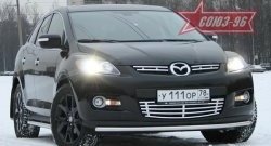 10 664 р. Защита переднего бампера d 42 Mazda CX-7 ER дорестайлинг (2006-2010)  с доставкой в г. Тамбов. Увеличить фотографию 1