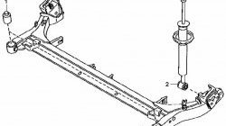1 299 р. Полиуретановый сайлентблок балки задней подвески Точка Опоры Mazda 2/Demio DW дорестайлинг (1996-1999)  с доставкой в г. Тамбов. Увеличить фотографию 2