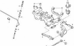 709 р. Полиуретановый сайлентблок нижних поперечных тяг задней подвески  Mazda 323/Familia  седан - Premacy  с доставкой в г. Тамбов. Увеличить фотографию 2