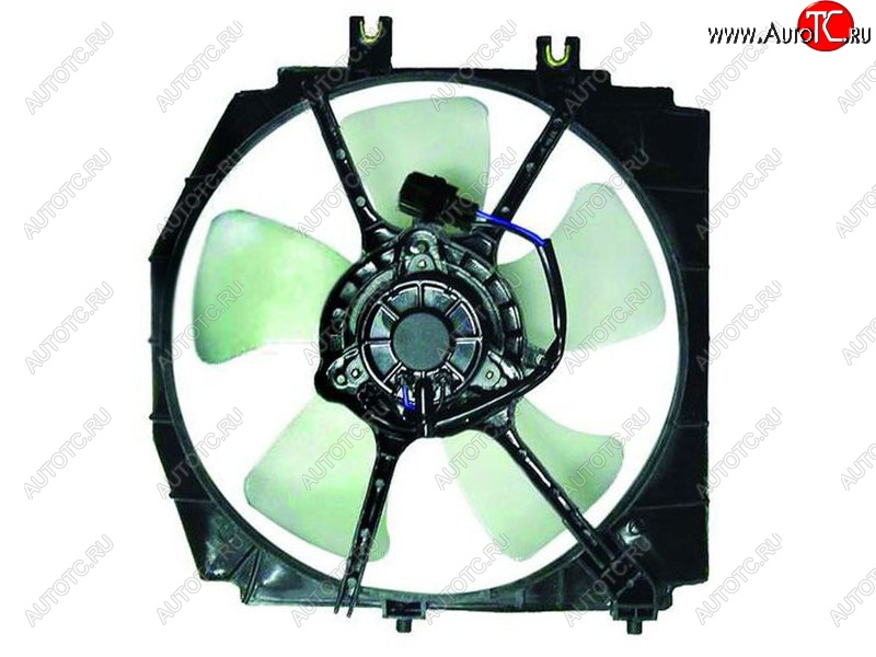 3 299 р. Вентилятор радиатора в сборе SAT  Mazda 323/Familia  седан (1998-2004) BJ дорестайлинг, BJ рестайлинг  с доставкой в г. Тамбов