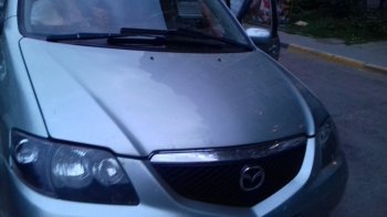 12 899 р. Капот стеклопластиковый Стандарт Mazda MPV LW дорестайлинг (1999-2002)  с доставкой в г. Тамбов. Увеличить фотографию 2