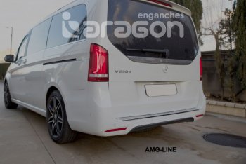 Фаркоп Aragon.(шар V) Mercedes-Benz Vito W447 дорестайлинг (2015-2020)