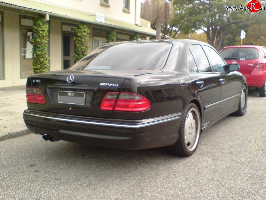 12 599 р. Задний бампер AMG Mercedes-Benz E-Class W210 дорестайлинг седан (1996-1999) (Неокрашенный)  с доставкой в г. Тамбов