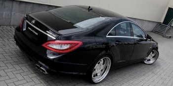 4 499 р. Спойлер багажника AMG Mercedes-Benz CLS class C218 (2011-2017) (Неокрашенный)  с доставкой в г. Тамбов. Увеличить фотографию 2