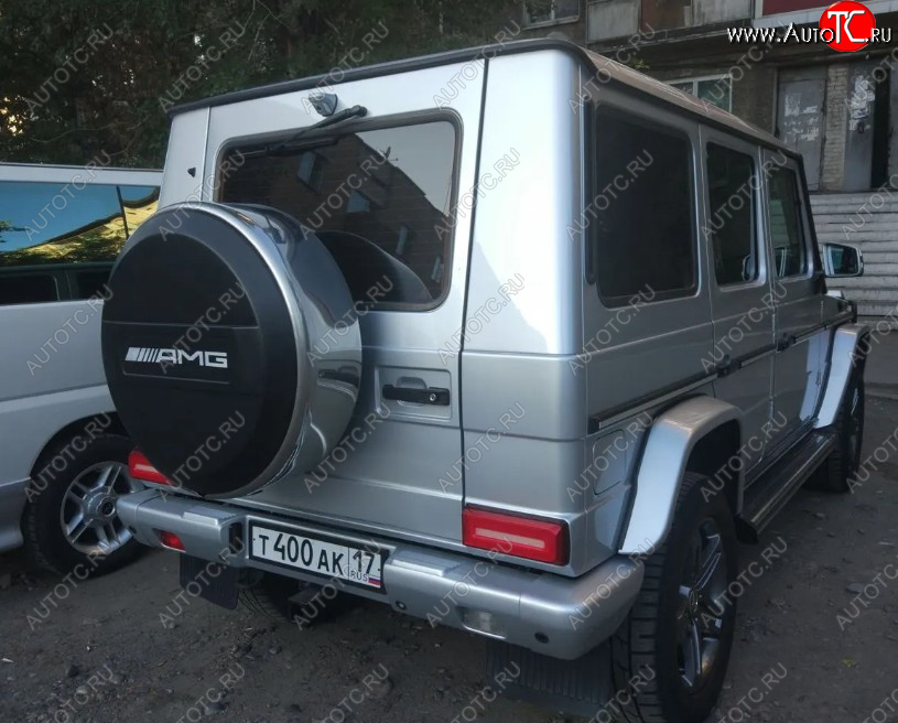 9 999 р. Колпак (крышка) запаски (R16-20) AMG KOLPAKA.NET Mercedes-Benz G class W463 5 дв. дорестайлинг (1989-1994) (наклейка AMG черная)  с доставкой в г. Тамбов