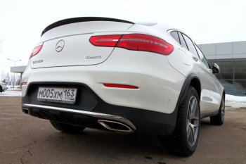 7 249 р. Спойлер багажника Autostl Mercedes-Benz GLC class C253 (2016-2025) (Неокрашенный)  с доставкой в г. Тамбов. Увеличить фотографию 2