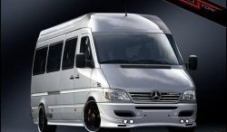 Пороги накладки Maxton Mercedes-Benz Sprinter W905 рестайлинг (2000-2006)